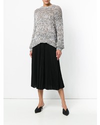 Женский разноцветный вязаный свитер от Rochas