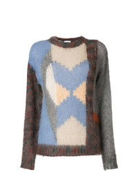 Женский разноцветный вязаный свитер от Chloé