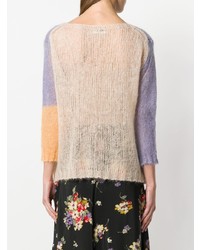 Женский разноцветный вязаный свитер от Forte Forte
