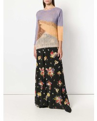 Женский разноцветный вязаный свитер от Forte Forte