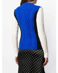 Женский разноцветный вязаный свитер от Emilio Pucci