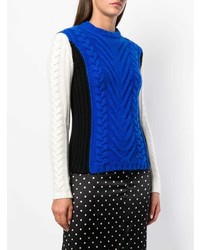 Женский разноцветный вязаный свитер от Emilio Pucci