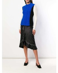 Женский разноцветный вязаный свитер от Emilio Pucci