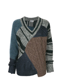 Женский разноцветный вязаный свитер от Kolor