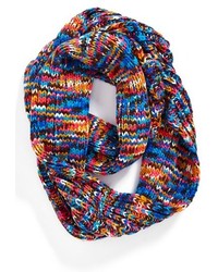 Разноцветный вязаный шарф