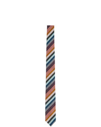 Мужской разноцветный галстук в горизонтальную полоску от Paul Smith