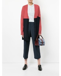 Разноцветный длинный кардиган от Jil Sander Navy