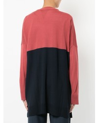 Разноцветный длинный кардиган от Jil Sander Navy