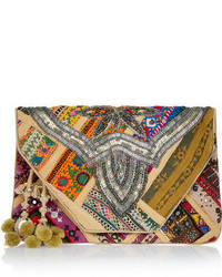 Разноцветный клатч с вышивкой от Antik Batik