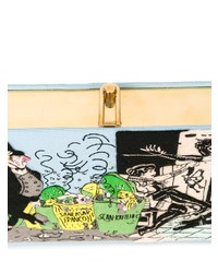 Разноцветный клатч с вышивкой от Olympia Le-Tan