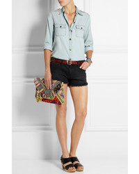 Разноцветный клатч с вышивкой от Antik Batik