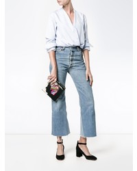 Разноцветный клатч с вышивкой от Olympia Le-Tan