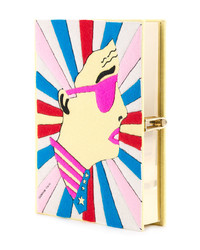 Разноцветный клатч с вышивкой от Olympia Le-Tan