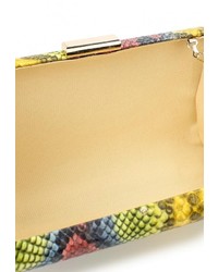 Разноцветный кожаный клатч от Calipso