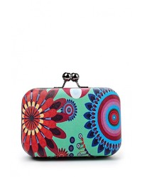 Разноцветный кожаный клатч от Calipso