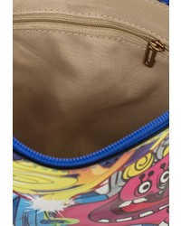 Разноцветный кожаный клатч от Chantal