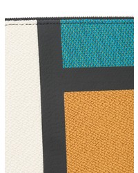 Разноцветный кожаный клатч от Valextra