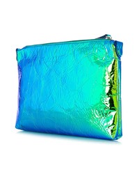 Разноцветный кожаный клатч от Maison Margiela