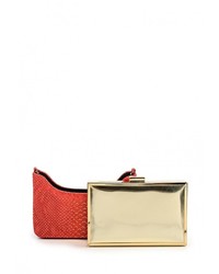 Разноцветный кожаный клатч от Eternel