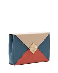 Разноцветный кожаный клатч от Fetiche