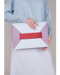 Разноцветный кожаный клатч от Fetiche