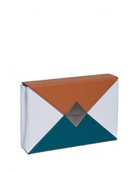 Разноцветный кожаный клатч от Fetiche