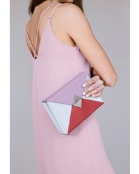 Разноцветный кожаный клатч от Fetiche