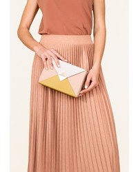 Разноцветный кожаный клатч от Fetiche