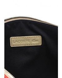 Разноцветный кожаный клатч от Lacoste