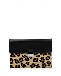 Разноцветный кожаный клатч от Le camp