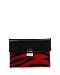 Разноцветный кожаный клатч от Le camp