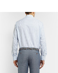 Мужской разноцветный кожаный плетеный ремень от Andersons