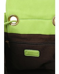 Женский разноцветный кожаный рюкзак от Anna Wolf