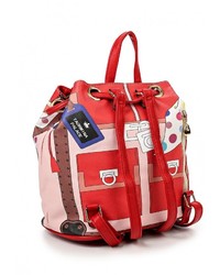 Женский разноцветный кожаный рюкзак от Anna Wolf