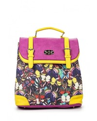 Женский разноцветный кожаный рюкзак от Anna Wolf