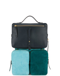 Женский разноцветный кожаный рюкзак от Anya Hindmarch