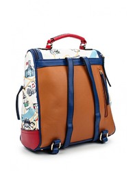 Женский разноцветный кожаный рюкзак от Baggini