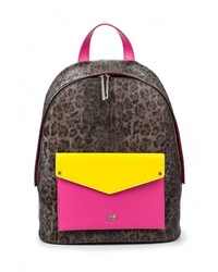 Женский разноцветный кожаный рюкзак от Cavalli Class
