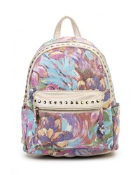 Женский разноцветный кожаный рюкзак от Chantal