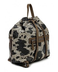 Женский разноцветный кожаный рюкзак от Johnny