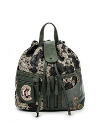 Женский разноцветный кожаный рюкзак от Johnny