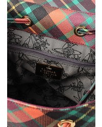 Женский разноцветный кожаный рюкзак от Vivienne Westwood