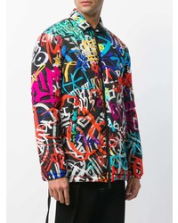 Мужской разноцветный легкий бомбер от DSQUARED2