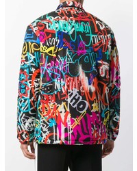 Мужской разноцветный легкий бомбер от DSQUARED2