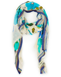 Разноцветный легкий шарф