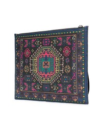 Мужской разноцветный мужской клатч с принтом от Etro
