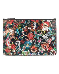 Мужской разноцветный мужской клатч с принтом от DSQUARED2