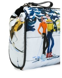 Мужской разноцветный мужской клатч с принтом от Moncler