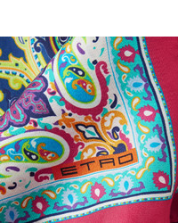 Разноцветный нагрудный платок с принтом от Etro