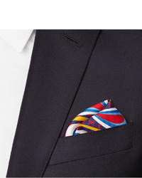 Разноцветный нагрудный платок с принтом от Turnbull & Asser
